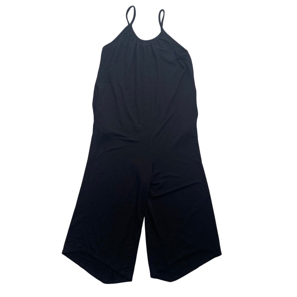 Antistar Black Stretchy Oversized Cropped Jumpsuit Size Small - Picture 2 of 11